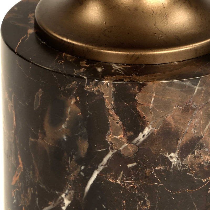 Uttermost 50340 Karnes Dark Marble Drink Table