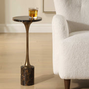 Uttermost 50340 Karnes Dark Marble Drink Table