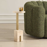 Uttermost 50369 Feranno Travertine Accent Table