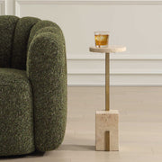 Uttermost 50369 Feranno Travertine Accent Table