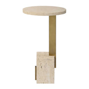 Uttermost 50369 Feranno Travertine Accent Table