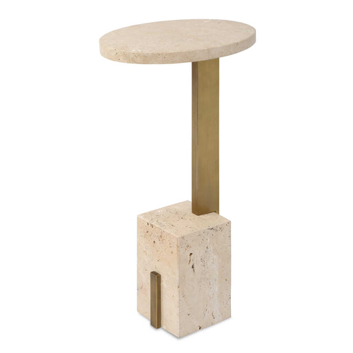 Uttermost 50369 Feranno Travertine Accent Table