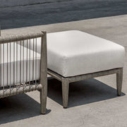 Uttermost 53124 Borneo White Cushion Outdoor Ottoman