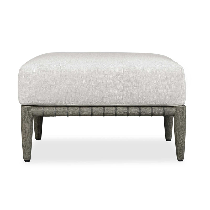 Uttermost 53124 Borneo White Cushion Outdoor Ottoman
