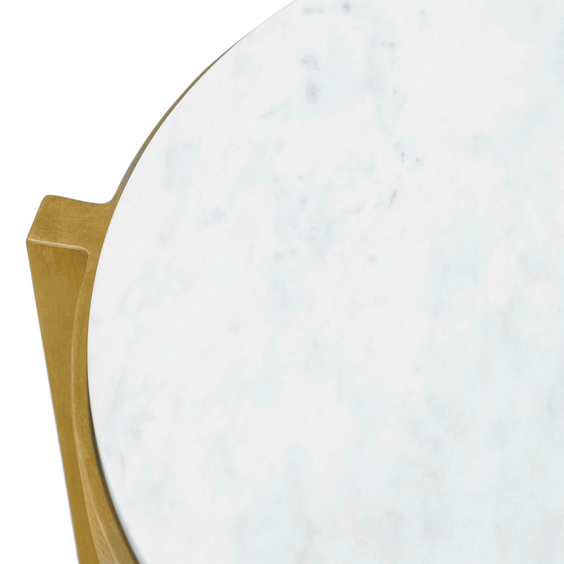 Uttermost Ocilla Antique Brass Accent Table