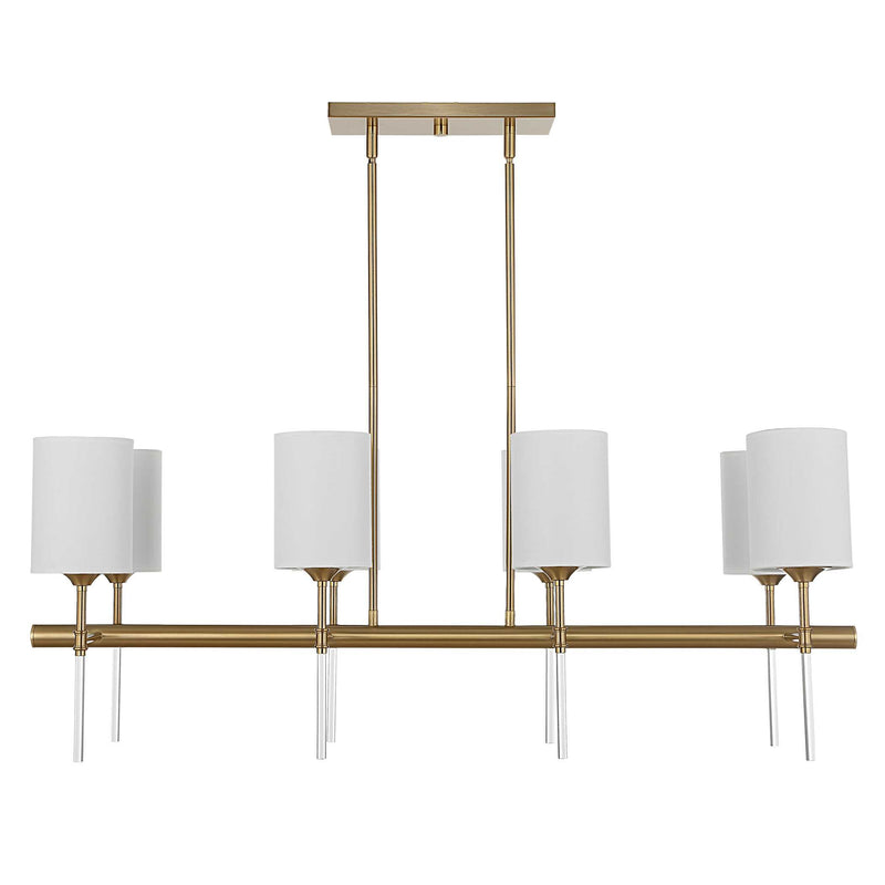 Uttermost 21388 Awyr 8 Light Linear Chandelier