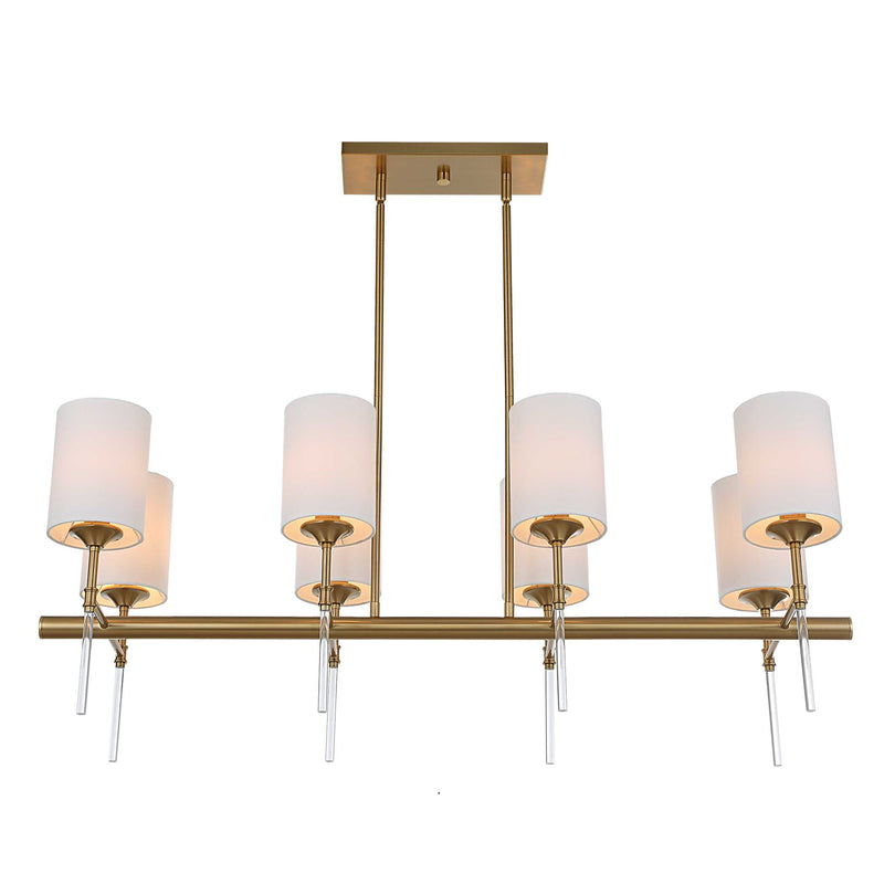 Uttermost 21388 Awyr 8 Light Linear Chandelier