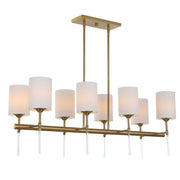 Uttermost 21388 Awyr 8 Light Linear Chandelier