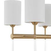 Uttermost 21388 Awyr 8 Light Linear Chandelier