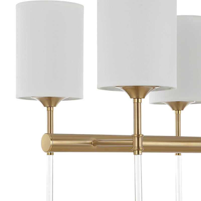 Uttermost 21388 Awyr 8 Light Linear Chandelier