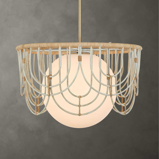 Uttermost 21605 Arches 1 Light Rattan Pendant