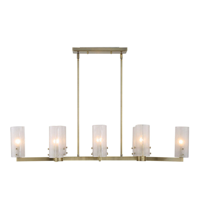 Uttermost 21392 Mistie 8 Light Linear Chandelier