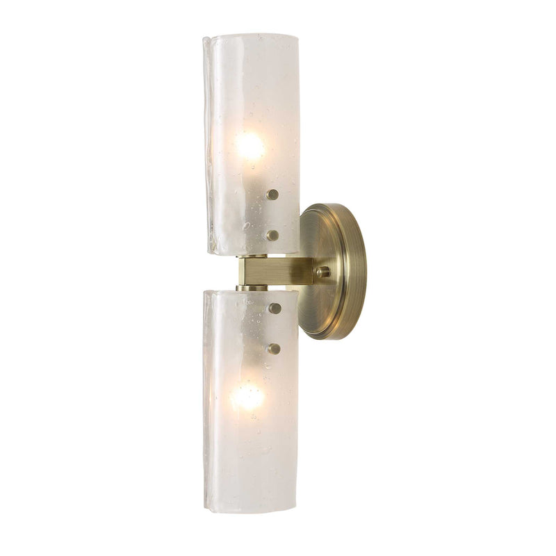 Uttermost 22588 Mistie 2 Light Glass Sconce