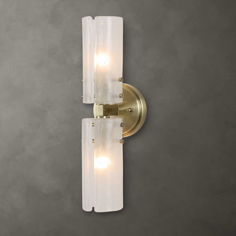 Uttermost 22588 Mistie 2 Light Glass Sconce