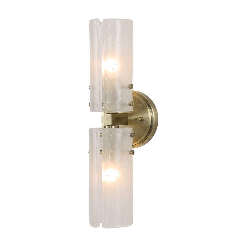 Uttermost 22588 Mistie 2 Light Glass Sconce