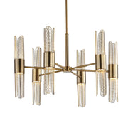 Uttermost 21391 Cret 12 Light Brass Chandelier