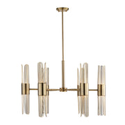 Uttermost 21391 Cret 12 Light Brass Chandelier