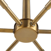 Uttermost 21391 Cret 12 Light Brass Chandelier