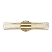 Uttermost 22587 Cret 2 Light LED Brass Sconce
