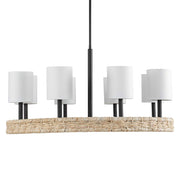 Uttermost 21393 Faiyam 8 Light Rattan Chandelier