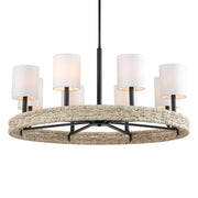 Uttermost 21393 Faiyam 8 Light Rattan Chandelier