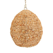Uttermost 21612 Kauri 1 Light Wooden Bead Pendant