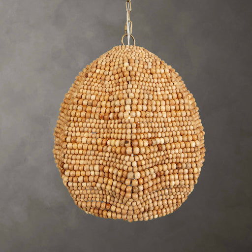 Uttermost 21612 Kauri 1 Light Wooden Bead Pendant