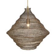 Uttermost 21614 Sigh Woven Brass 1 Light Pendant