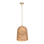 Uttermost 21615 Rotorua 1 Light Sea Grass Pendant