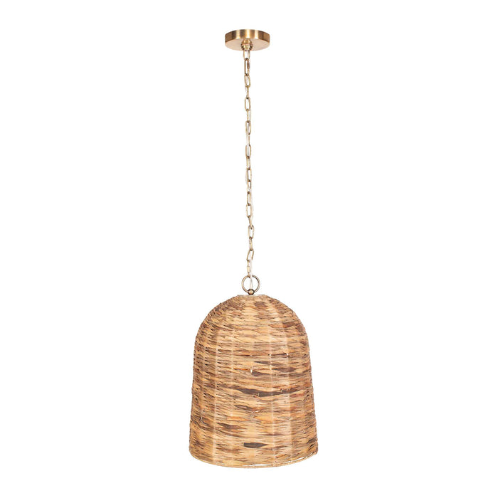 Uttermost 21615 Rotorua 1 Light Sea Grass Pendant