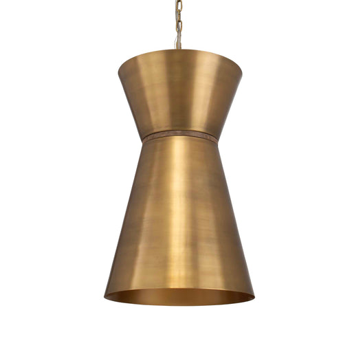 Uttermost 21617 Crocker Brass 1 Light Mini Pendant