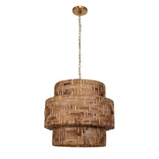 Uttermost 21618 Water Hyacinth 4 Light Woven Pendant
