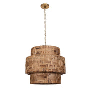 Uttermost 21618 Water Hyacinth 4 Light Woven Pendant