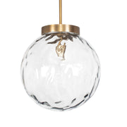 Uttermost 21622 Gaia 1 Light Watered Glass Pendant