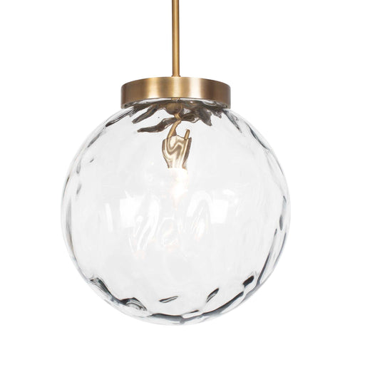 Uttermost 21622 Gaia 1 Light Watered Glass Pendant