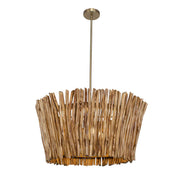 Uttermost 21395 Rhea 4 Light Wood Branch Chandelier