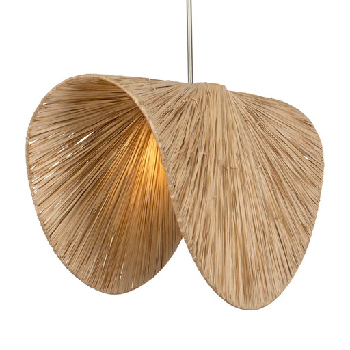 Uttermost 21625 Bend 1 Light Raffia Pendant