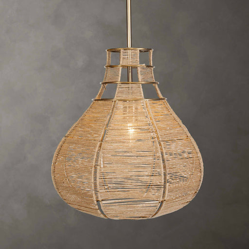 Uttermost 21626 Hestia 1 Light Natural Rope Pendant