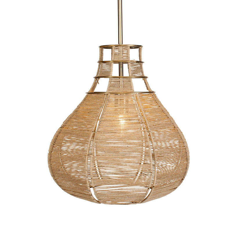 Uttermost 21626 Hestia 1 Light Natural Rope Pendant