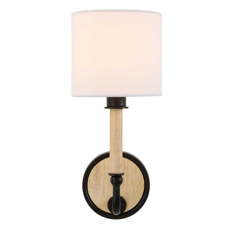 Uttermost 22596 Franconia 1 Light Wooden Sconce