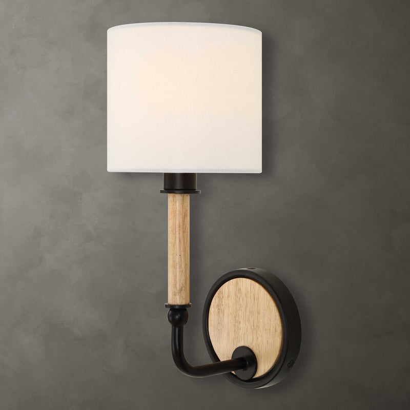 Uttermost 22596 Franconia 1 Light Wooden Sconce