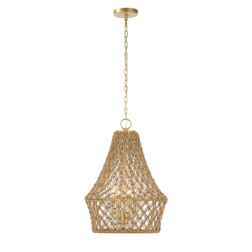 Uttermost 21633 Macrame 4 Light Rope Pendant