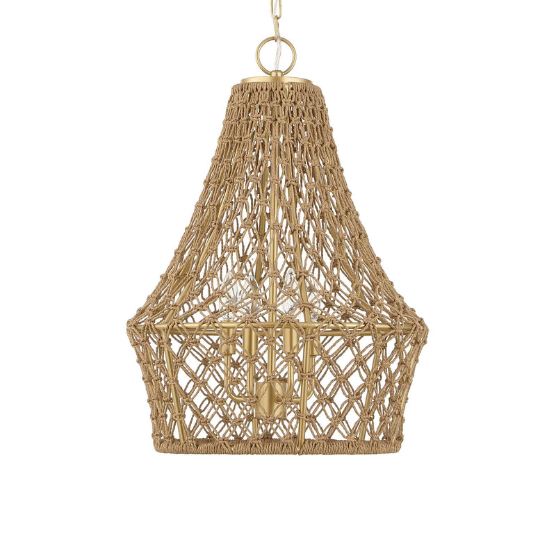 Uttermost 21633 Macrame 4 Light Rope Pendant