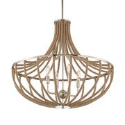 Uttermost 21634 Lovelock 4 Light Rope Empire Chandelier