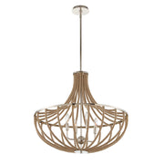 Uttermost 21634 Lovelock 4 Light Rope Empire Chandelier