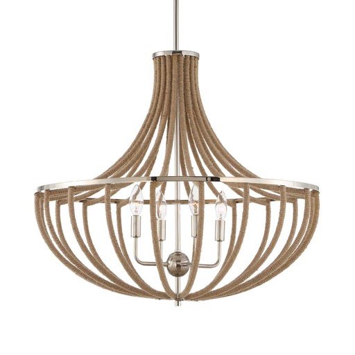 Uttermost 21634 Lovelock 4 Light Rope Empire Chandelier