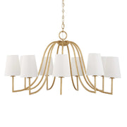 Uttermost 21399 Seville 9 Light Gold Chandelier