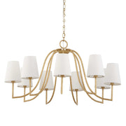Uttermost 21399 Seville 9 Light Gold Chandelier