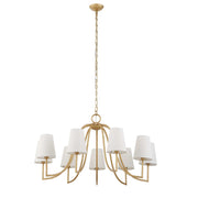 Uttermost 21399 Seville 9 Light Gold Chandelier