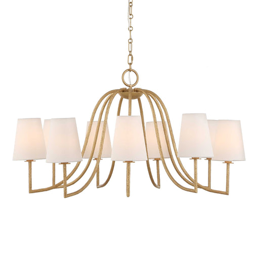 Uttermost 21399 Seville 9 Light Gold Chandelier